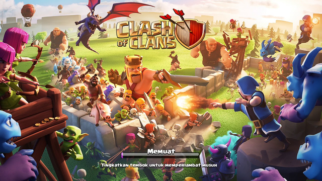 Playing COC (Attack)  clash of clans