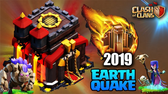 TOP 4 Th9 earthquake spell attacks | How to Use the Earthquake Spell Clash Of Clans