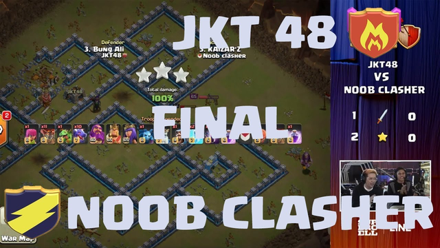 FINAL NOOB CLASHER VS JKT48  SUPERCELL GAMERS' DAY CLASH OF CLANS INDONESIA