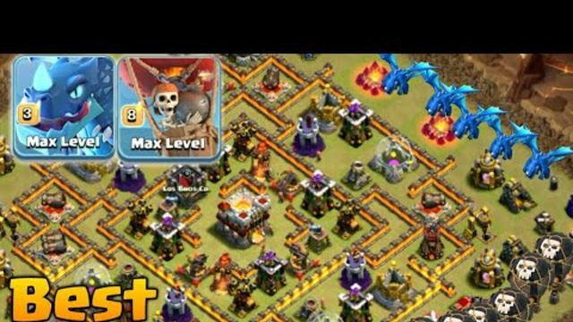 Best E-drag Attack! TH11 7 Electro Dragon With 9 Loon 3 Star War Strategy | Clash of Clans