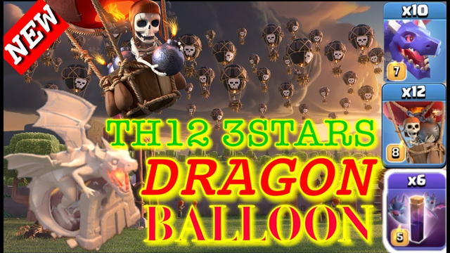 3STARS DRAGON & BALLOON | BAT FREEZING | Clash Of Clans