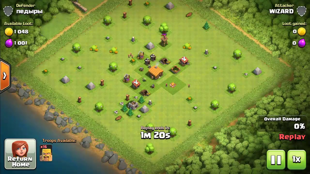 Clash of clans th2 attack strategy | coc th2 Barb attack strategy