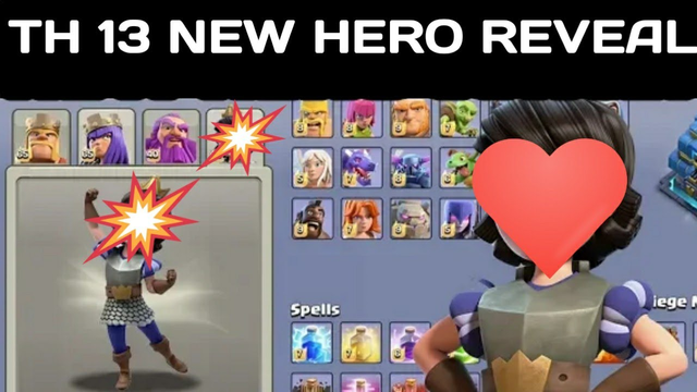 CLASH OF CLANS TOWN HALL 13 NEW HERO REVEAL||COC NEW HERO IN TH 13||NEW HERO FOUND IN COC TH13||