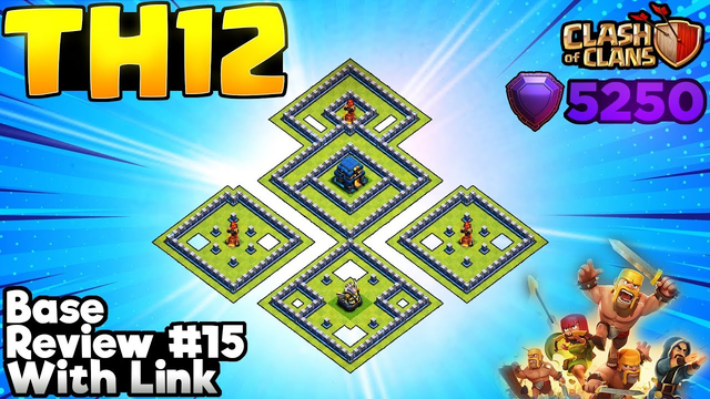 *ISLAND* NEW TH12 WAR BASE 2019 (WITH LINK) Anti 3 Star - Town Hall 12 War Base #15 - Clash of Clans