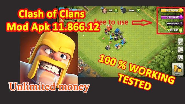 Clash of Clans Mod Apk 11.866.12 [Unlimited money](100% Working, tested!)