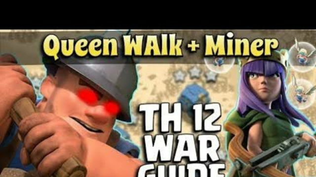 CLASH OF CLANS - Queen Walk Miners Attack Strategy