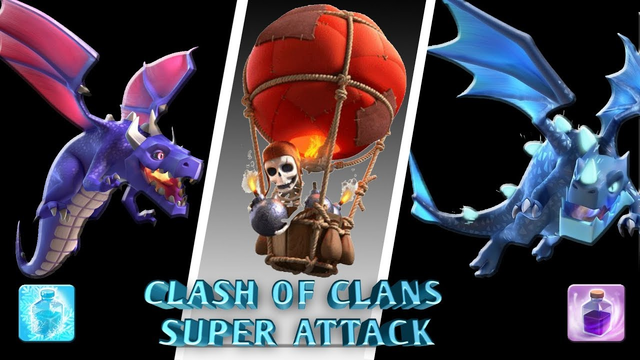 CLASH OF CLANS SUPER ATTACK