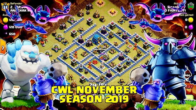 CWL 2019 !! Clan War League November Season 2019 - CWL TH12 War Attack ( clash of clans )