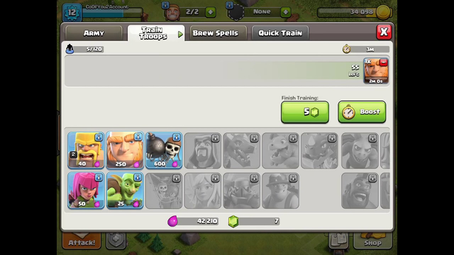 COC gameplay and a replay of war ( clash of clans )