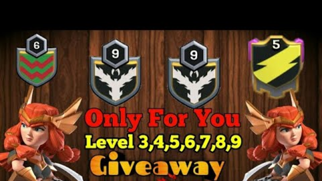 Giveaway Level 5 Clan, Open confirm Time 4:25pm  !! Clash Of Clans