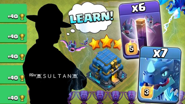 RDx SULTAN Top Legend League Attack - Watch you can Learn Somthing  - Clash Of Clans