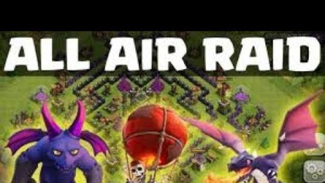 Air raid in clash of clans