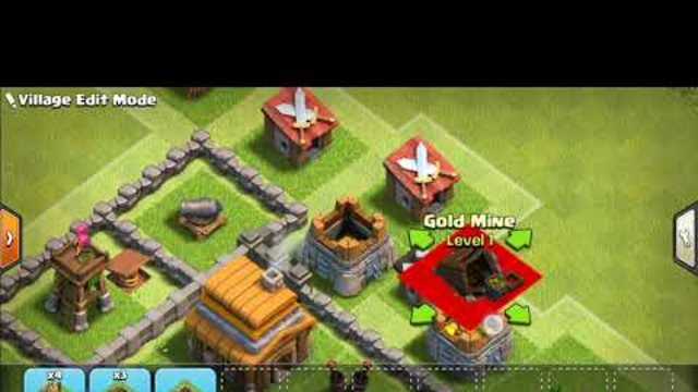 Clash of clans th 4 defence base layout