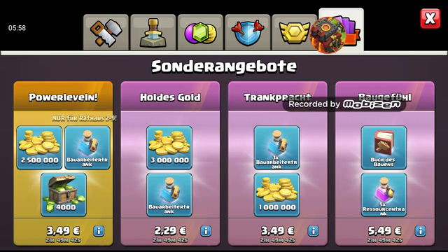 Der Anfang! /clash of Clans 2. Acc.