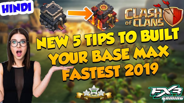 5 TIPS AND TRICKS TO UPGRADE YOUR BASE FASTER 2019!!!!!! || Clash Of Clans Base Booster Tips Hindi