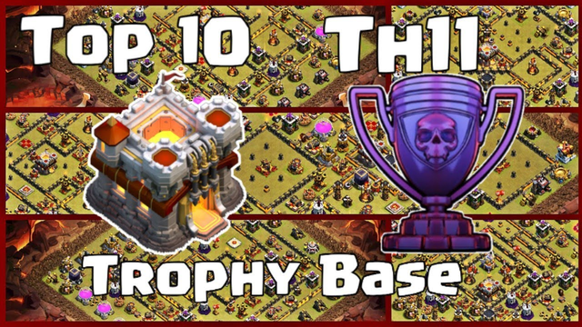 Top 10 Th11 Legend League Base (With Links) | Clash of Clans