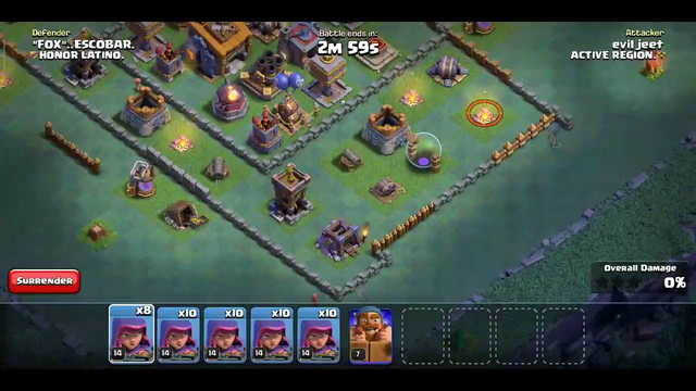Playing COC | CLASH OF CLANS