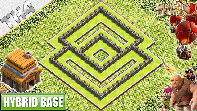 NEW BEST Town Hall 4 (TH4) Base with COPY LINK 2019 - Clash of Clans