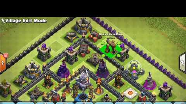 Clash of clans | 12th base best layout |