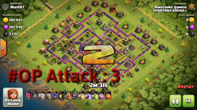 OP Witch Slap Attack Strategy For TH9 | Without CC Troops use | Clash of Clans - COC