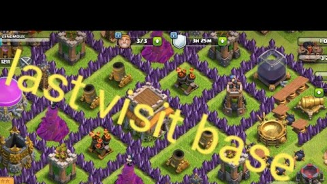 CLASH OF CLANS LIVE MY CLAN SUPPORT AND BASE VISIT