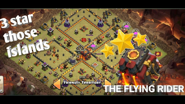 TH10 WAR ATTACK STRATEGIS. ISLAND BASES ? NO PROBLEM.- CLASH OF CLANS