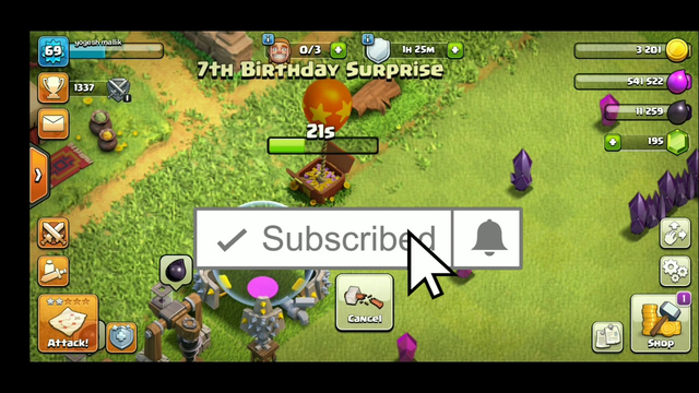 WHAT IS IN 7th BIRTHDAY SURPRISE||BLACK FIGHTER||CLASH OF CLANS
