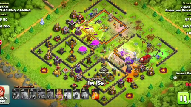 TH 10 IMPPOSIBLE ATTACK WITHOUT A PERFECT ARMY AND WITHOUT QUEEN.clash of clans.