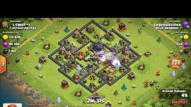 Clash of Clans: An Interesting Attack Made By My Clan Mate