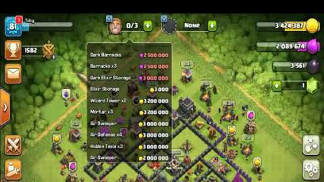 TH9 CLASH OF CLANS ACC FOR SALE