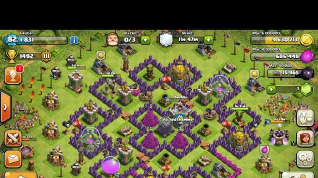 Literally just me playing clash of clans
