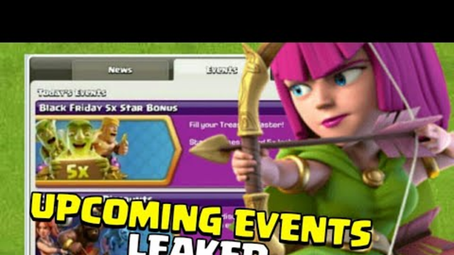 UPCOMING EVENTS DETAILS | BLACK FRIDAY | CLASH OF CLANS