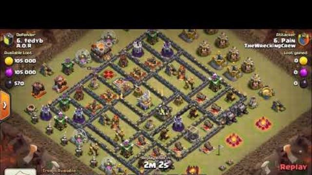 An older raid of mine in Clash Of Clans!