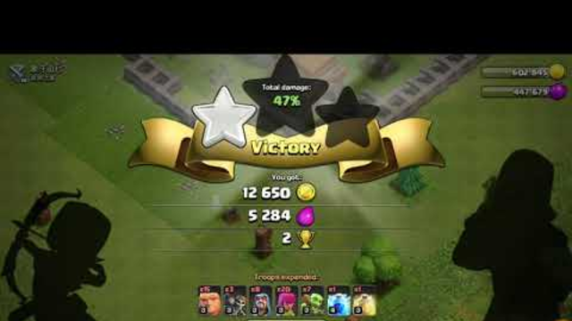 Playing clash of clans pt1