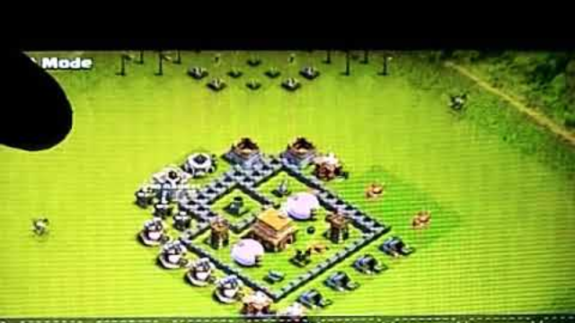 Clash of clans( COC ) Town Hall- 4 and Builder Hall -3  MAP