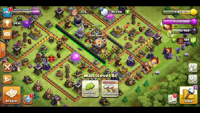 Army camp upgraded on level 9 || [CLASH OF CLANS] GAMEPLAY