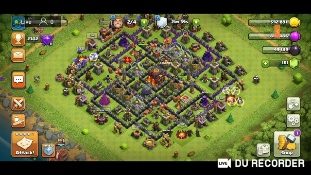 VISITING BASE LIVE CLASH OF CLANS LIVE