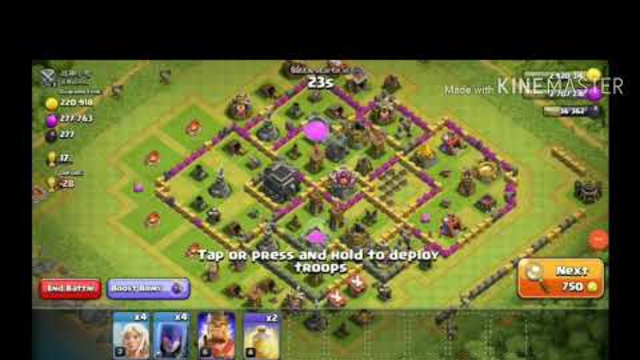 Strategy to clash of clans battle