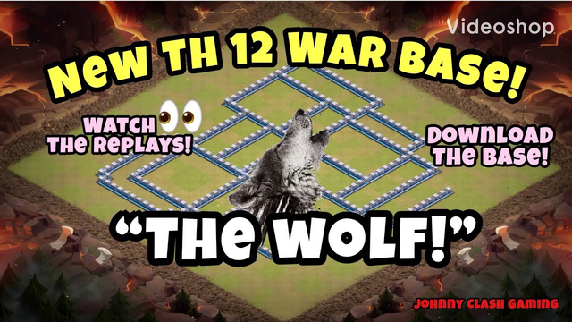 New TH 12 War Base with 4 replays! | Johnny Clash Gaming | Clash of Clans 2019