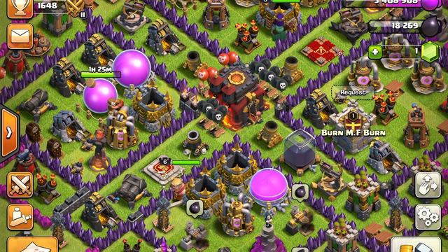 My trash base just a quick update (Clash Of Clans)th 10