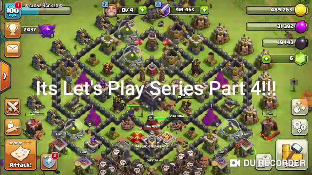 Let's Play CLASH OF CLANS Part 4! || DARK APPLE