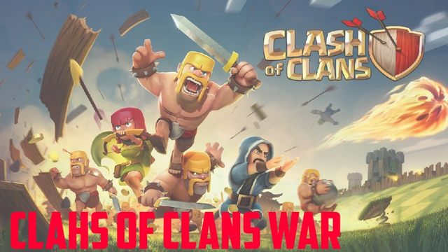 clash of clans game play war 2019