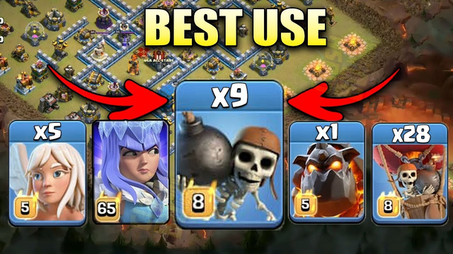 How To Use BEST Wall Breaker In Queen Walk LavaLoon Attack - TH12 Guide - CLASH OF CLANS
