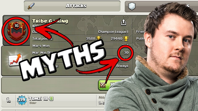 Myths in Clash of Clans | 30 Wins Back to Back | Clash of Clans | iTzu [ENG]