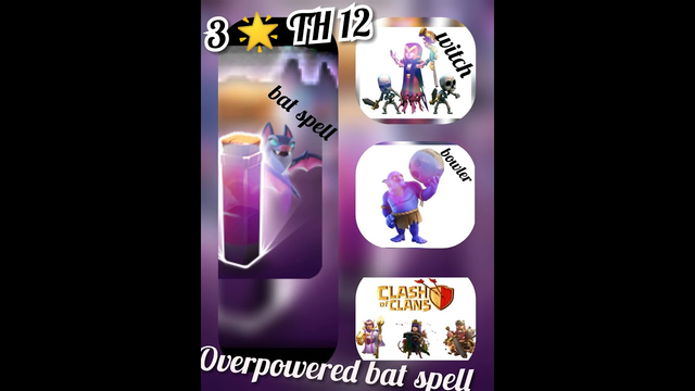 #bowitch #batspell #COC #clashofclan ATTACKING TH12 USING BOWITCH + BAT SPELL COMBO