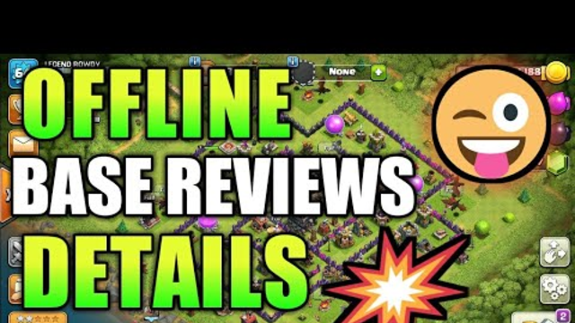 OFFLINE BASE CHECKING || DETAILS || CLASH OF CLANS INDIA ||