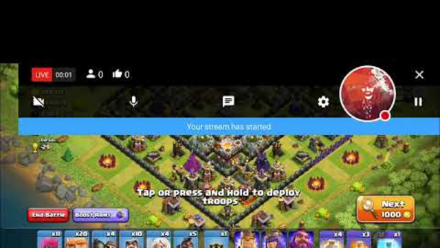 Clash Of clans LIVE Attacking #clash Of clans