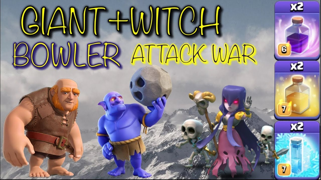 Giant+Bowler+Witch Attack War TH12 | COC 2020 | Clash of Clans