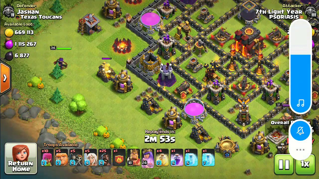 Clash Of Clans | Attack strategy | TH 10 || Hog+Queen walk