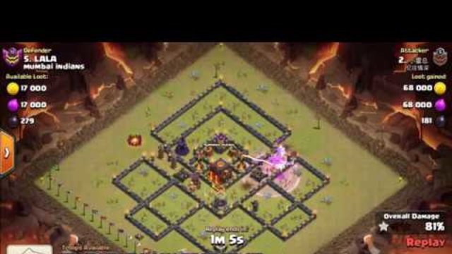 CLASH OF CLANS WAR  ATTACK TH10 BEST ATTACK THE WORLD RECORED 2019